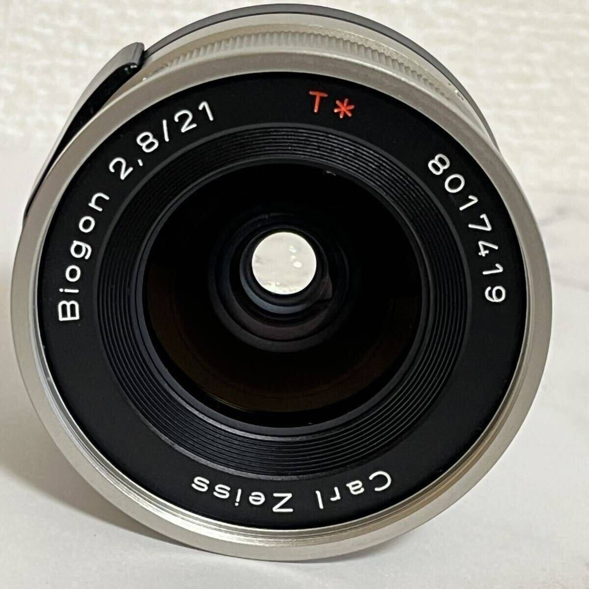 CONTAX Contax Carl Zeiss Biogon 21mm F2.8 lens 55mm L39(UV)MC