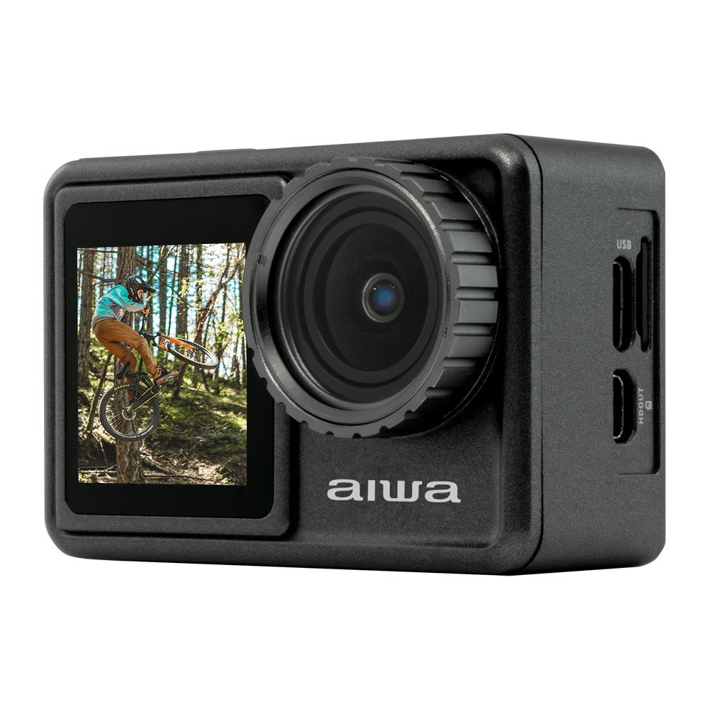 【新品・送料無料・おまけ付】aiwa cam S5K (JA3-ACM0001) アクションカメラ 2024年4月25日発売_画像1