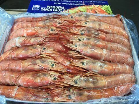 .. market direct delivery [ Argentina red shrimp L3 30-40 tail ]2kg red ..* red sea .