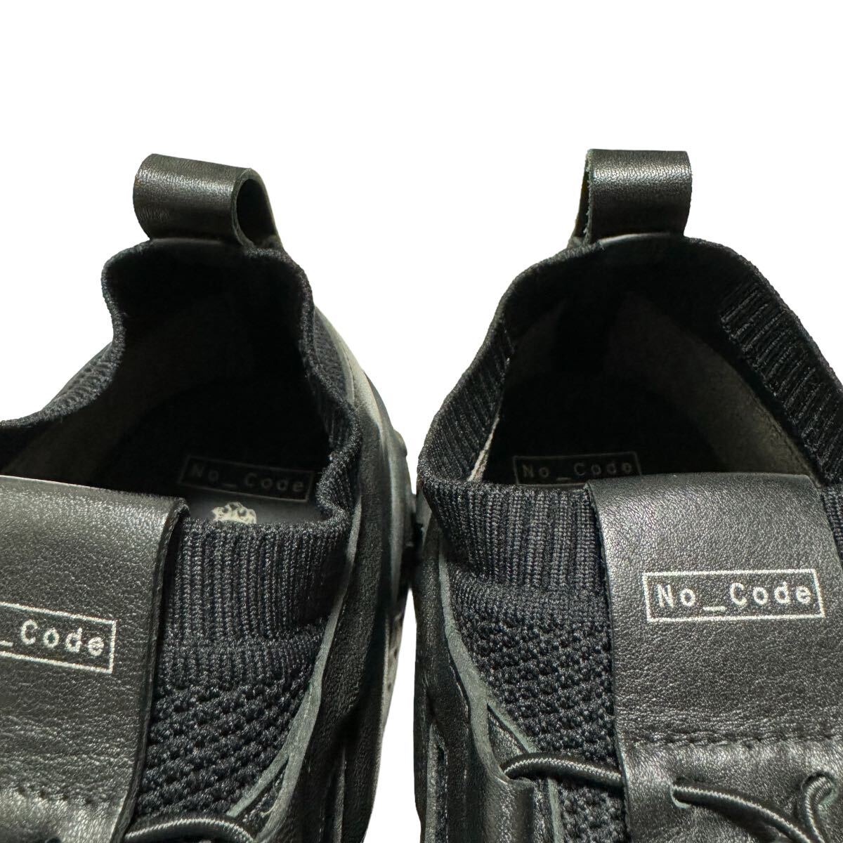  reference regular price 116,600 jpy TOD\'S Tod's leather & high tech fabric No_Code X sneakers black men's 8 27cm corresponding Italy made 