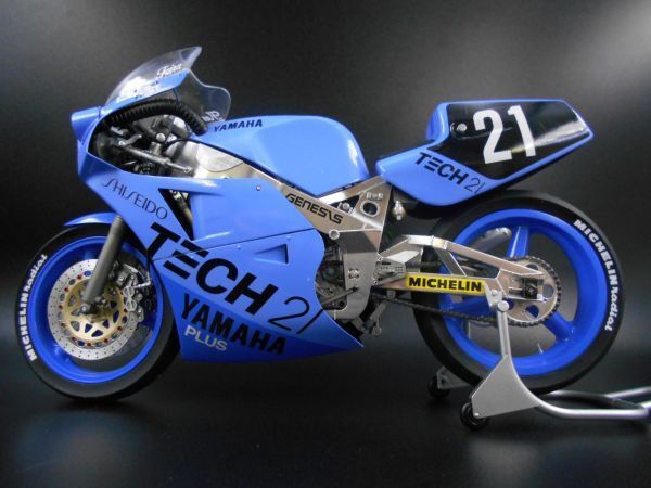 【制作代行】フジミ製 1/12 YAMAHA FZR750 TECH21 1985年鈴鹿8耐仕様 塗装済み完成品_画像1