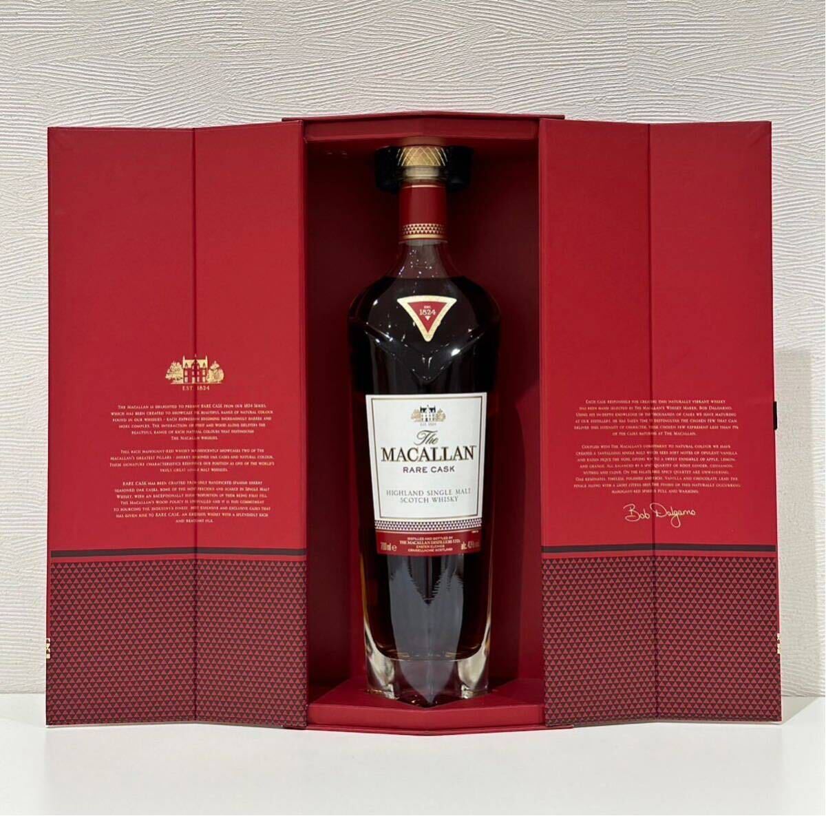 1円〜！MACALLAN マッカラン レア カスク ウイスキー 700ml 43% 箱付 未開栓_画像1