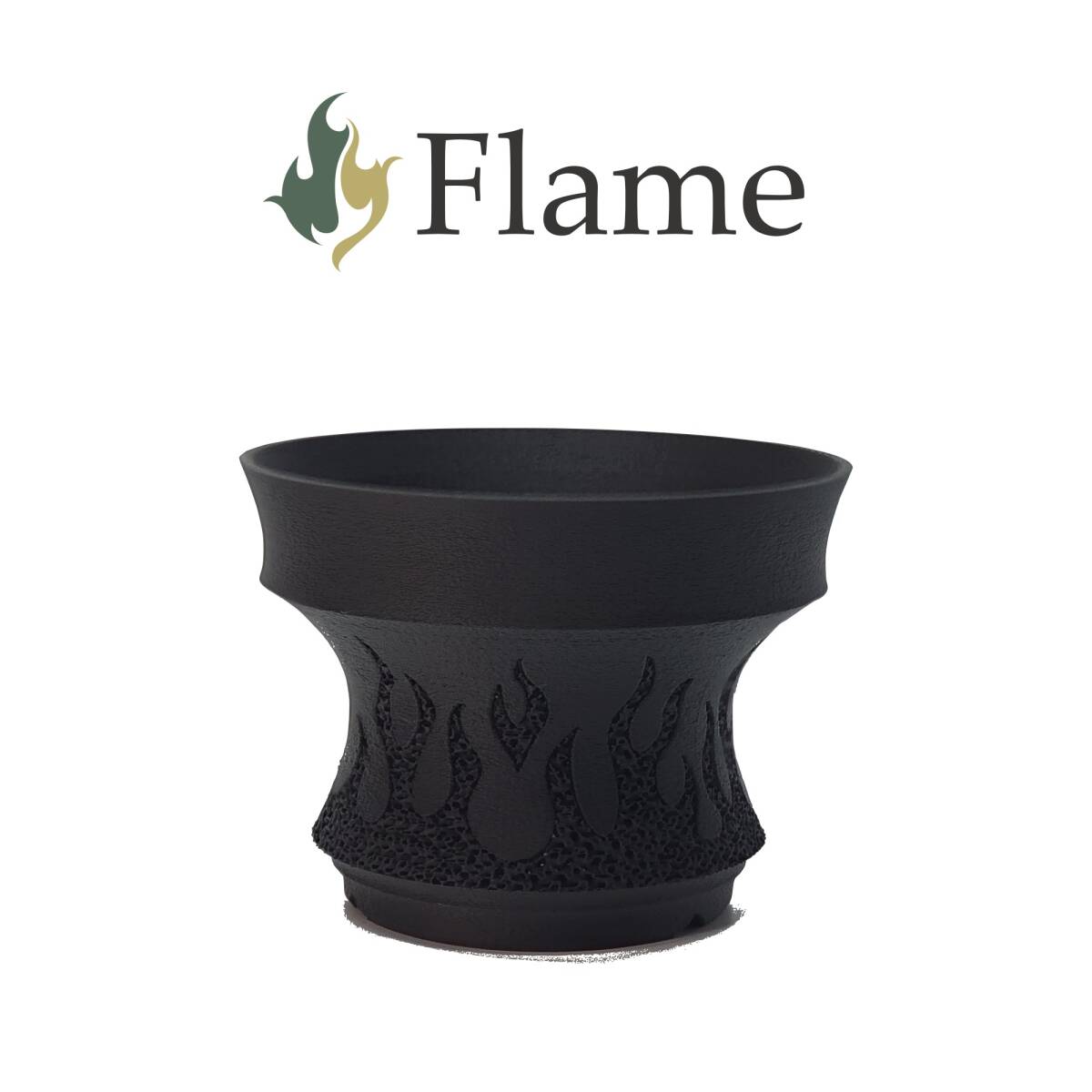 Flame【4号】3Dプリンター製植木鉢　アガベ、塊根植物向け高機能_画像1