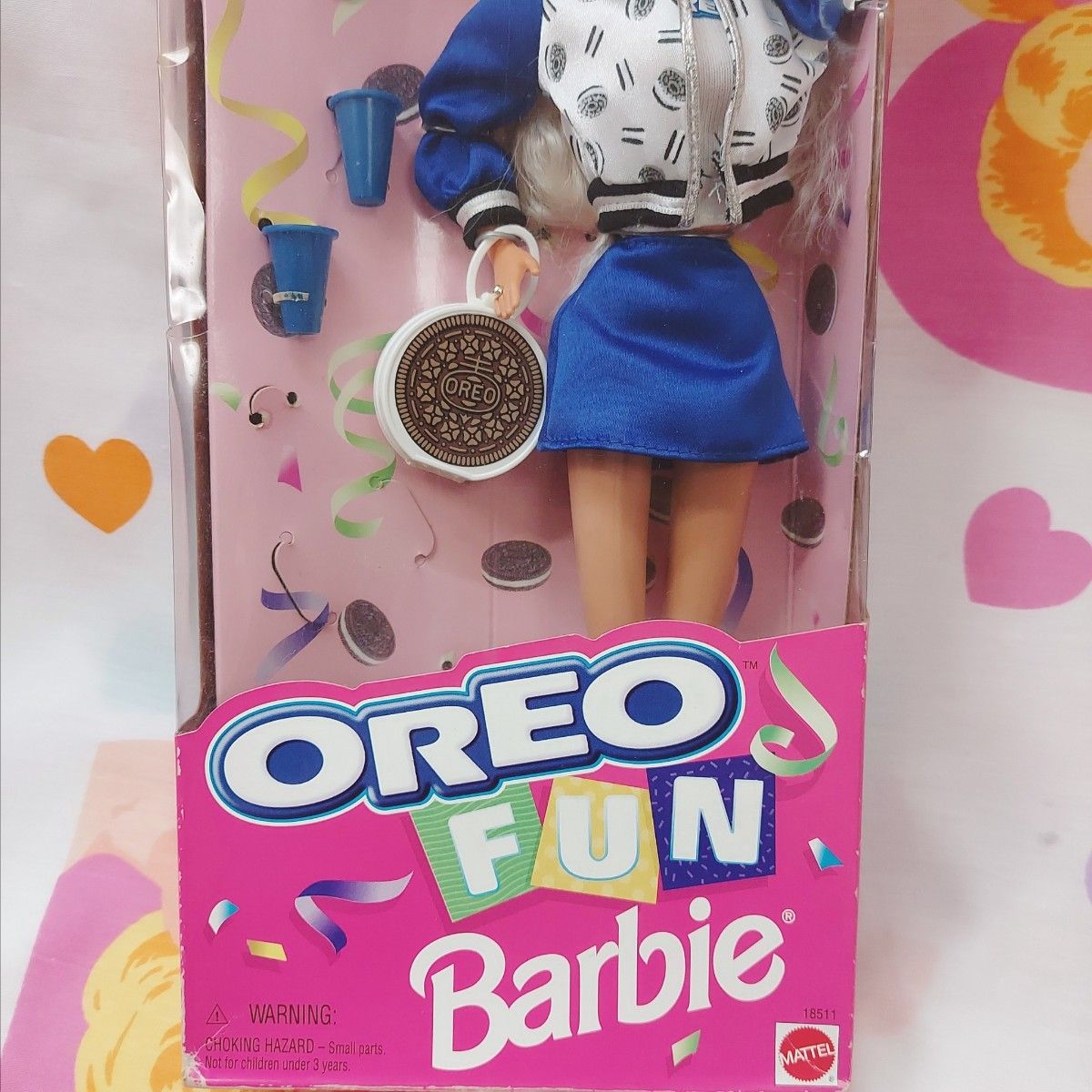 バービー　オレオ　OREO FUN ファンシートイ　ビンテージバービー　ヴィンテージバービー　90年代　ピンクボックスバービー 