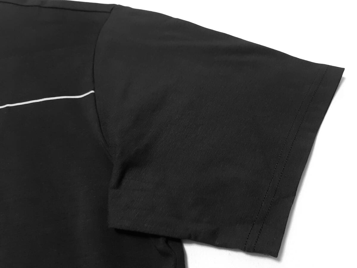 [新品] ARMANI EXCHANGE シャープロゴ入りとなる【メンズ・ジャージ半袖Tシャツ】◆2023年春夏モデル サイズ：S(46相当) ◆色：黒の画像6