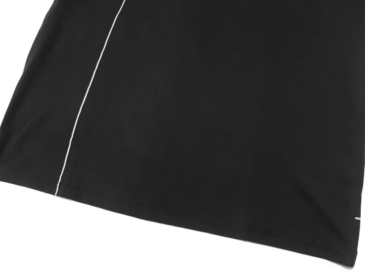 [新品] ARMANI EXCHANGE シャープロゴ入りとなる【メンズ・ジャージ半袖Tシャツ】◆2023年春夏モデル サイズ：S(46相当) ◆色：黒の画像4