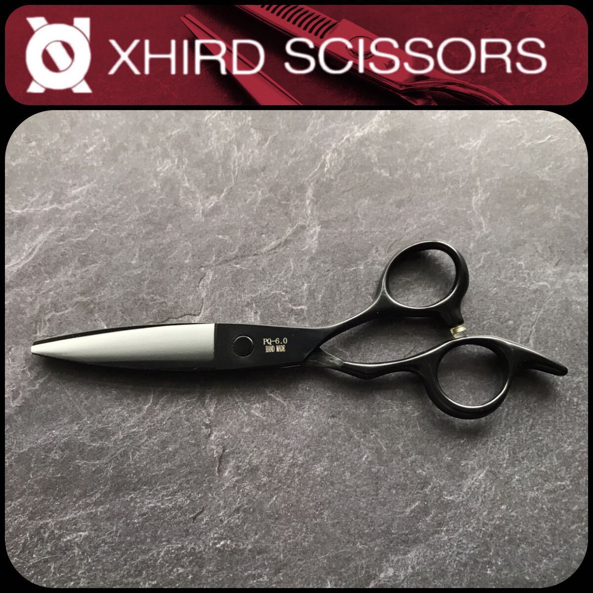 【新品】JBS600 スライドシザー Black【6.0inch】 XHIRD SCISSORS シザー/美容師/ハサミ/人気/安い/プロ用/トリミングシザー/理容師_画像3