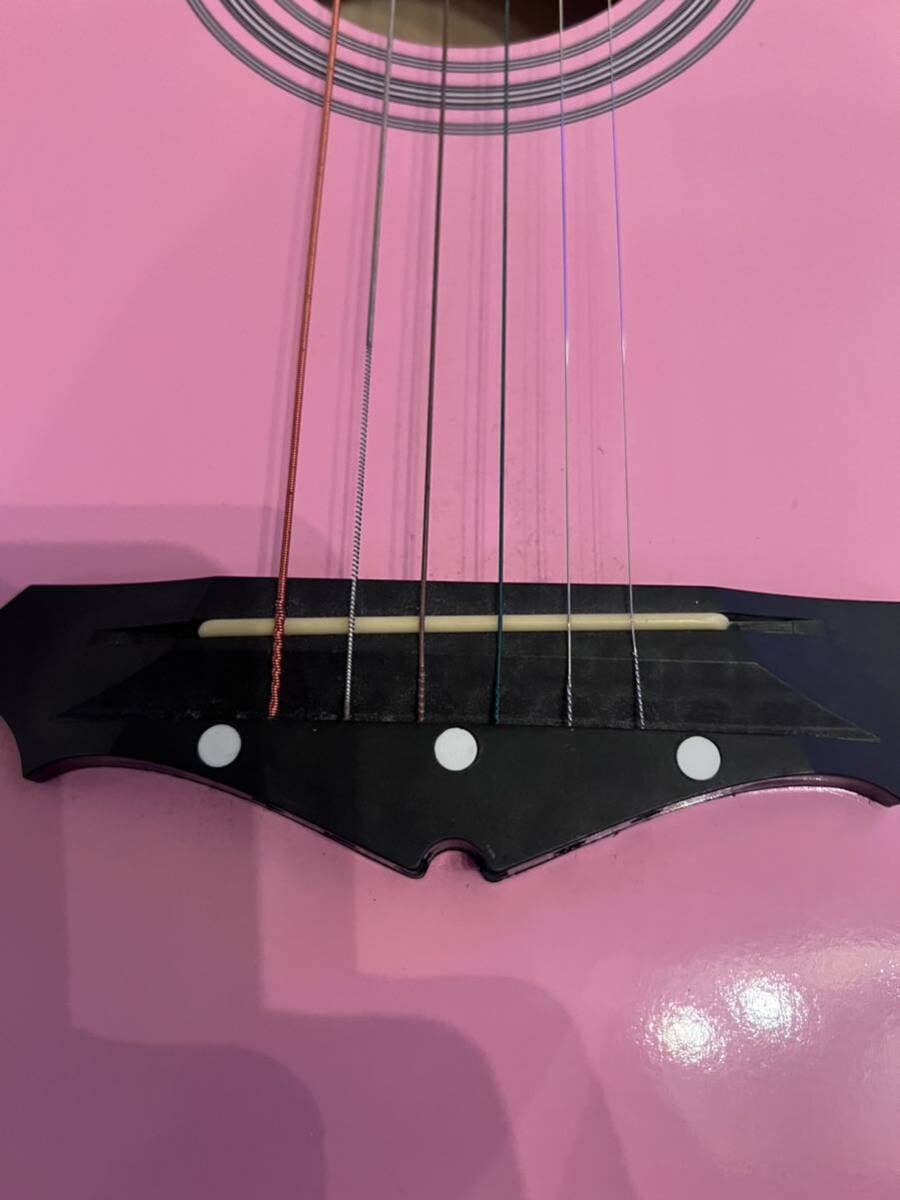 Diduo music アコースティックギター ピンク 本体 Diduo music アコースティックギター ピンク 本体