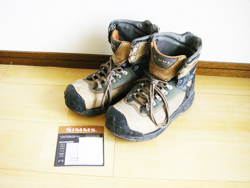  junk SIMMS G3 Guide wading boots *FELT~ US9