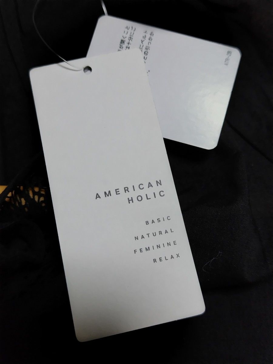 【新品】半額以下☆AMERICAN HOLIC 袖フレアブラウス フリーサイズ