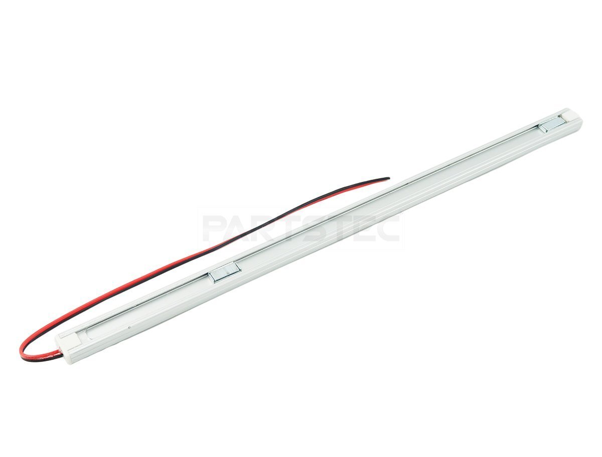 24V マグネット式 LED ダウンライト ホワイト 白 30cm 2本セット 簡単取付 高輝度 ランプ ライト トラック カスタム 磁石 / 147-176 ND*