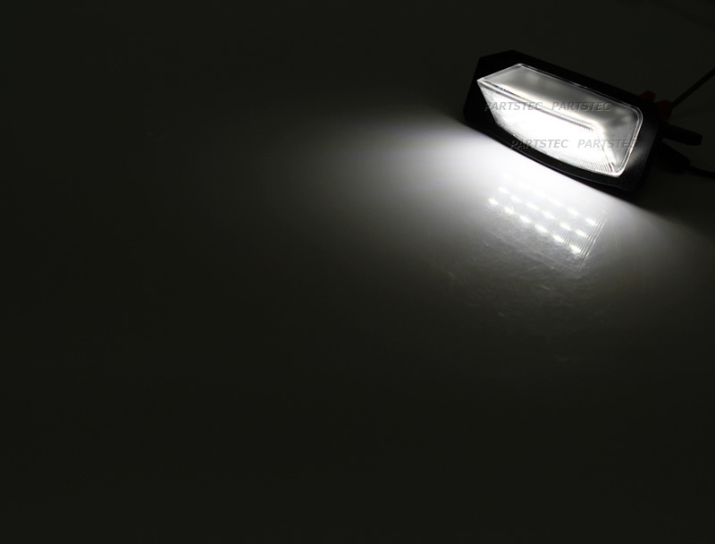 三菱 LED ナンバー灯 smd36発 6000k ホワイト ライセンスランプ eKスペース eKクロス EKクロススペース デリカミニ / 77-13 PP*