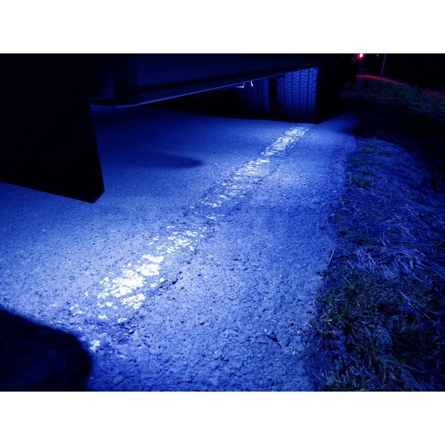 ★訳あり品★ 10コマセット ブルー 緑色 24V LED ライト トラック タイヤ灯 マーカー ランプ ダウンライト 10個連結 /132-9×10 J NG*