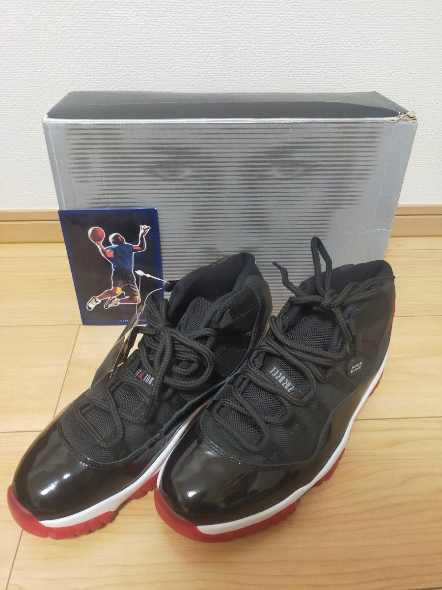 未使用品　エアージョーダン11　27.5cmAJ11 playoff BRED