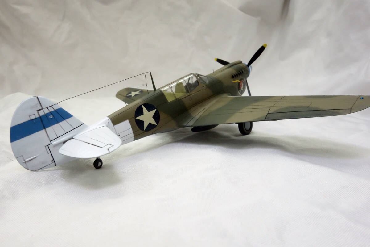 ★☆★ 完成品1/72 P-40Nウォーホーク『J.B.パリス 中尉機』★☆★_画像6