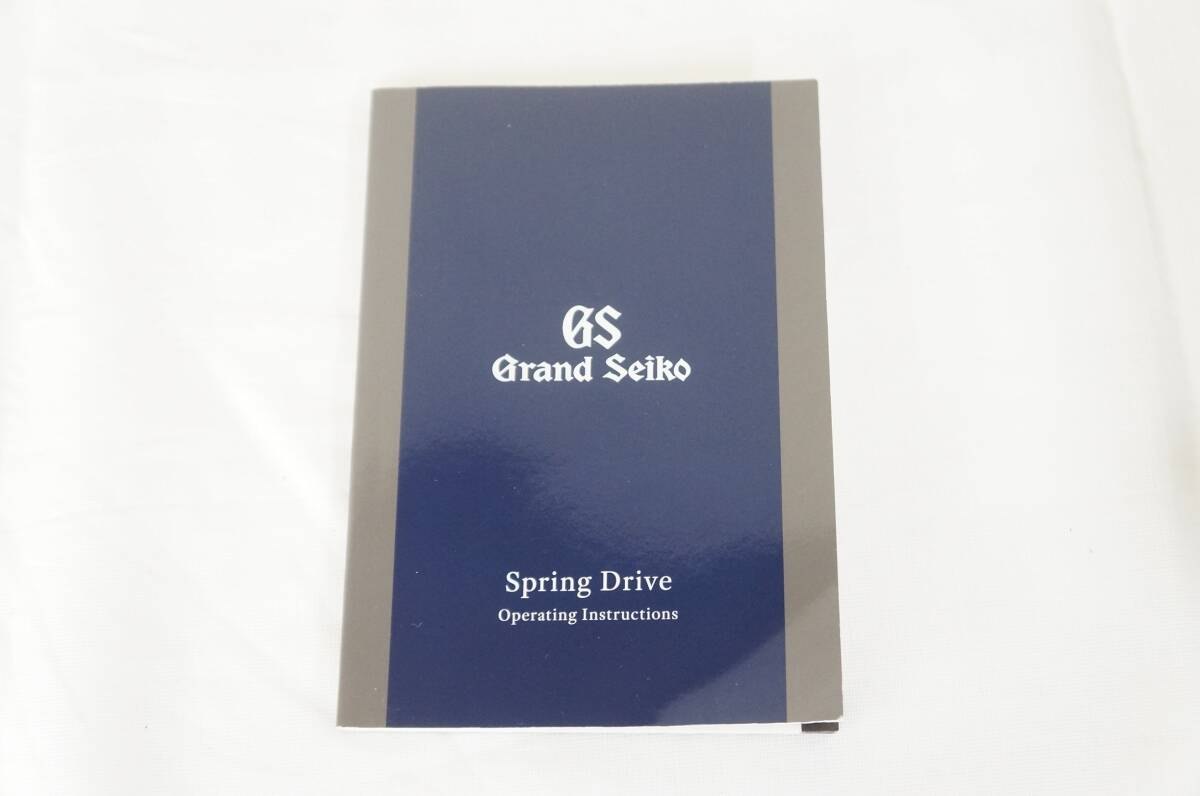 稼働品 Grand Seiko グランドセイコー GS SPRING DRIVE スプリングドライブ 9R65-0BJ0 デイト 裏スケ メンズ 自動巻き 腕時計 6405086021_画像9