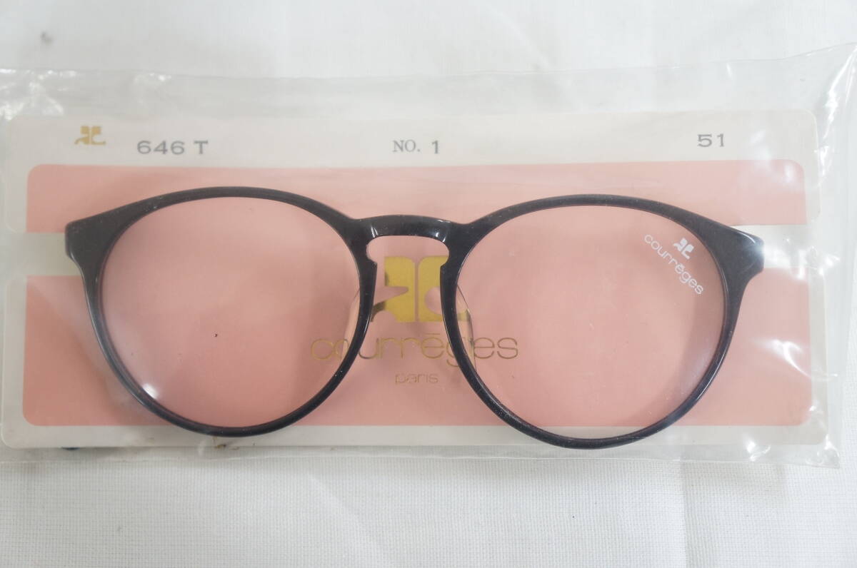 courreges Courreges contains glasses frame approximately 460 point large amount together set dead stock stock goods 0605161411