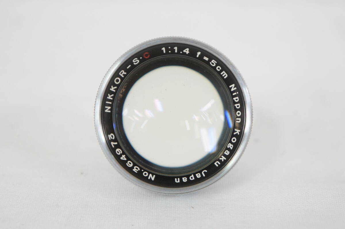 ⑫ Nikon ニコン S2 レンジファインダー フィルムカメラ NIKKOR-S・C F1.4 5cm レンズ セット 7005206011_画像7