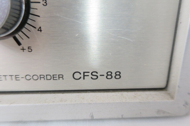 ⑧ SONY ソニー CFS-88 ステレオ カセットレコーダー ラジカセ オーディオ機器 4805101491_画像6