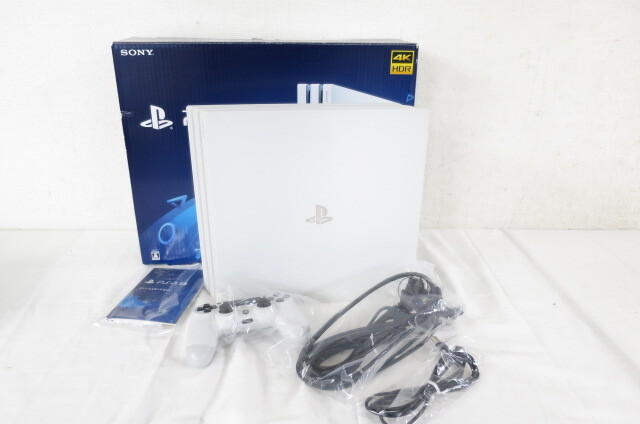 PS4 Pro 1TB Giacier white SONY PlayStation4 Pro CUH-7100B プレステ4 プロ 2205111441_画像1