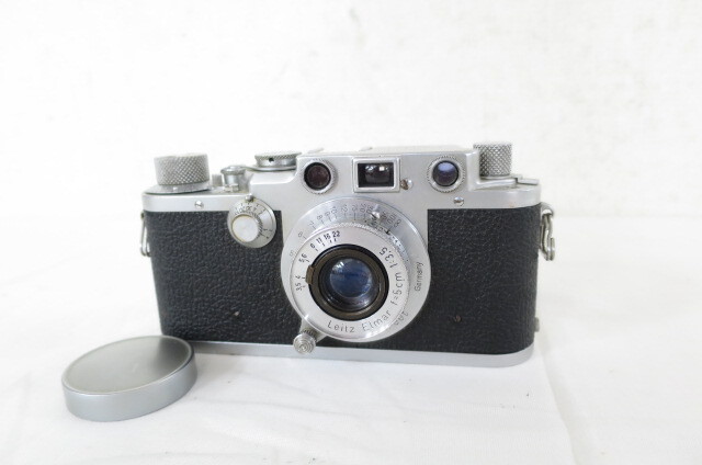 ⑤ LEICA DRP Ernst Leitz wetzlar Elmar 5cm 1:3.5 レンジファインダー フィルムカメラ マニュアルフォーカス 9705116011_画像1