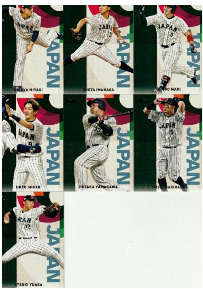 ☆25枚フルセット◯2023 WBC topps MLB JAPAN EDITION インサート大谷翔平 山本由伸 佐々木朗希 他