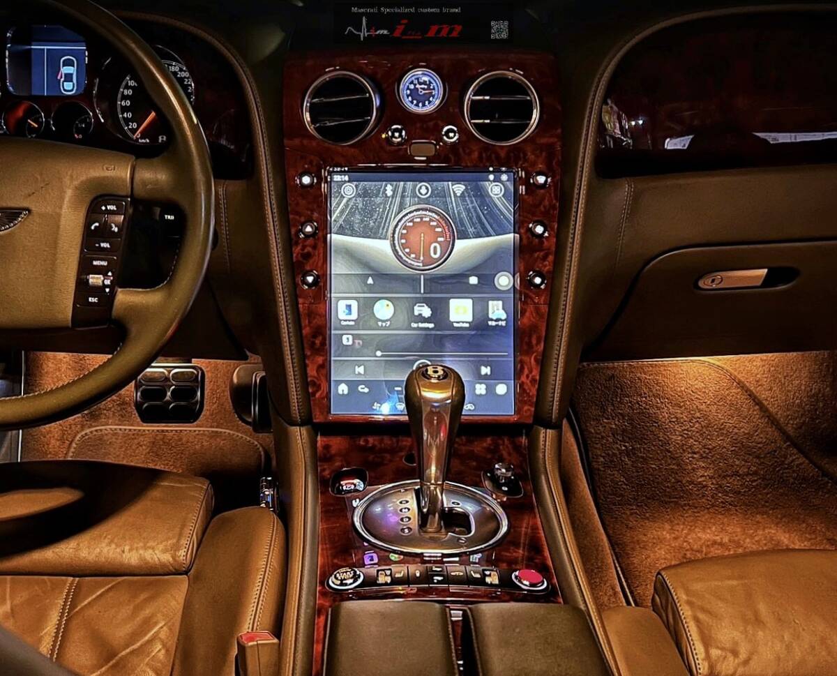 工賃込み:カーボン ALL in One Android ナビ AC エアコンユニット BENTLEY ベントレー コンチネンタルGT フライングスパー 2003～2019_画像6