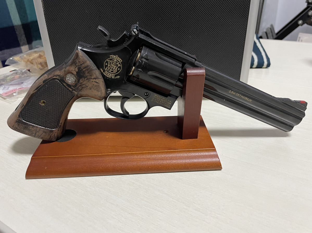 TRADE MARK SMITH&WESSON S.&W. 357MAGNUM スミスアンドウェッソン モデルガン_画像2