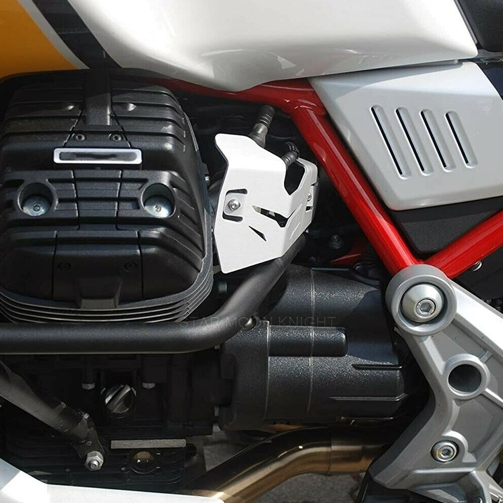 MOTO GUZZI モトグッツィ V85TT スロットル バルブ 保護 カバー ボディガード アルミ_画像5
