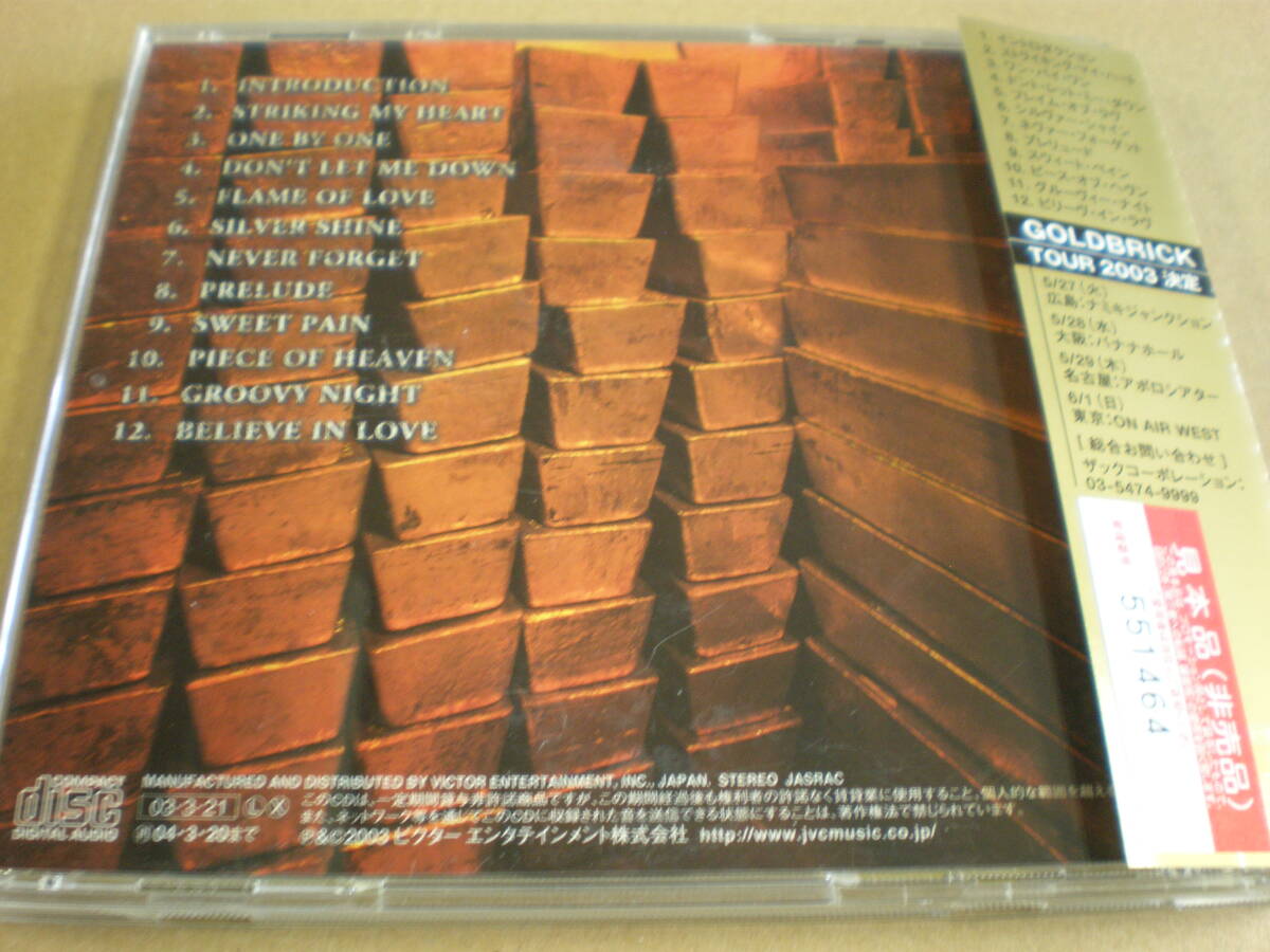 ゴールドブリック/Goldbrick CD・梶山章・森川之雄・プロモ_画像2