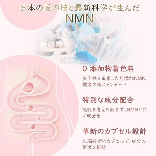 NMN サプリメント 14400㎎ （1粒に240㎎）高純度99％以上 コラーゲン NAD+ レスベラトロール コエンザイムQ10_画像5