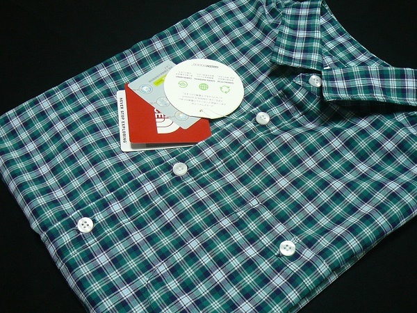 新品ザ・ノースフェイスTheNorthFace[MaxifreshShirt]半袖チェックシャツS緑x紺\11000