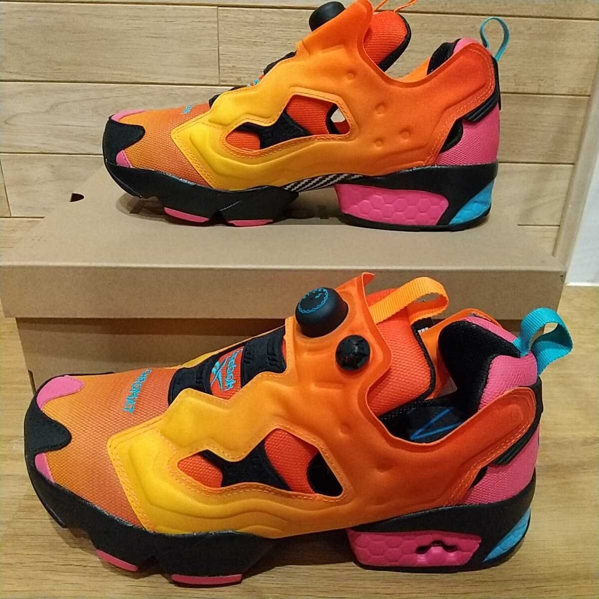 28.5cm 新品正規品 Reebok×Chromat インスタポンプ フューリー / Chromat Instapump Fury Shoes 限定モデル メンズ スニーカー FZ3432の画像3