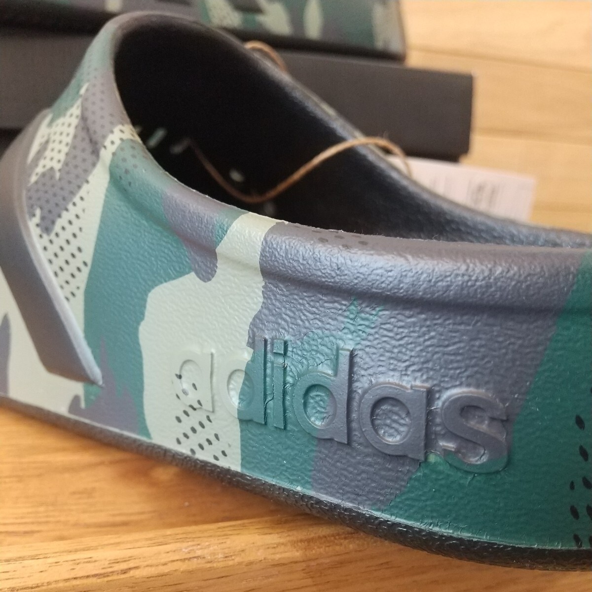 26.5cm new goods regular goods Adidas ADILETTE CLOG U GW1050 men's sandals shoes camouflage duck pattern Adidas Adi reta clog 