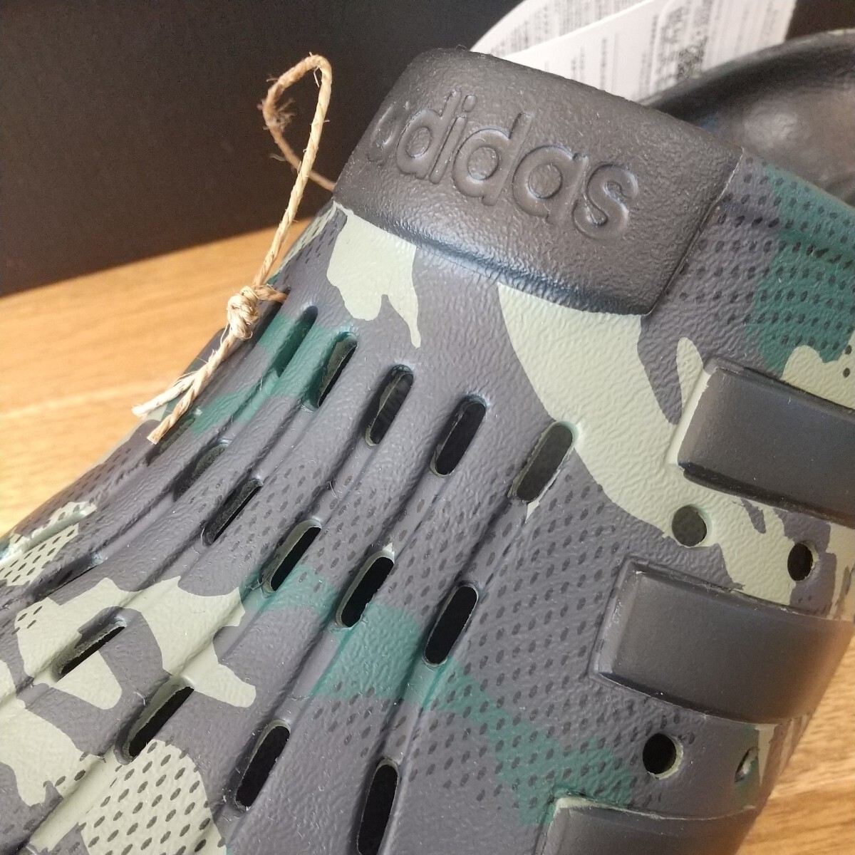 26.5cm new goods regular goods Adidas ADILETTE CLOG U GW1050 men's sandals shoes camouflage duck pattern Adidas Adi reta clog 