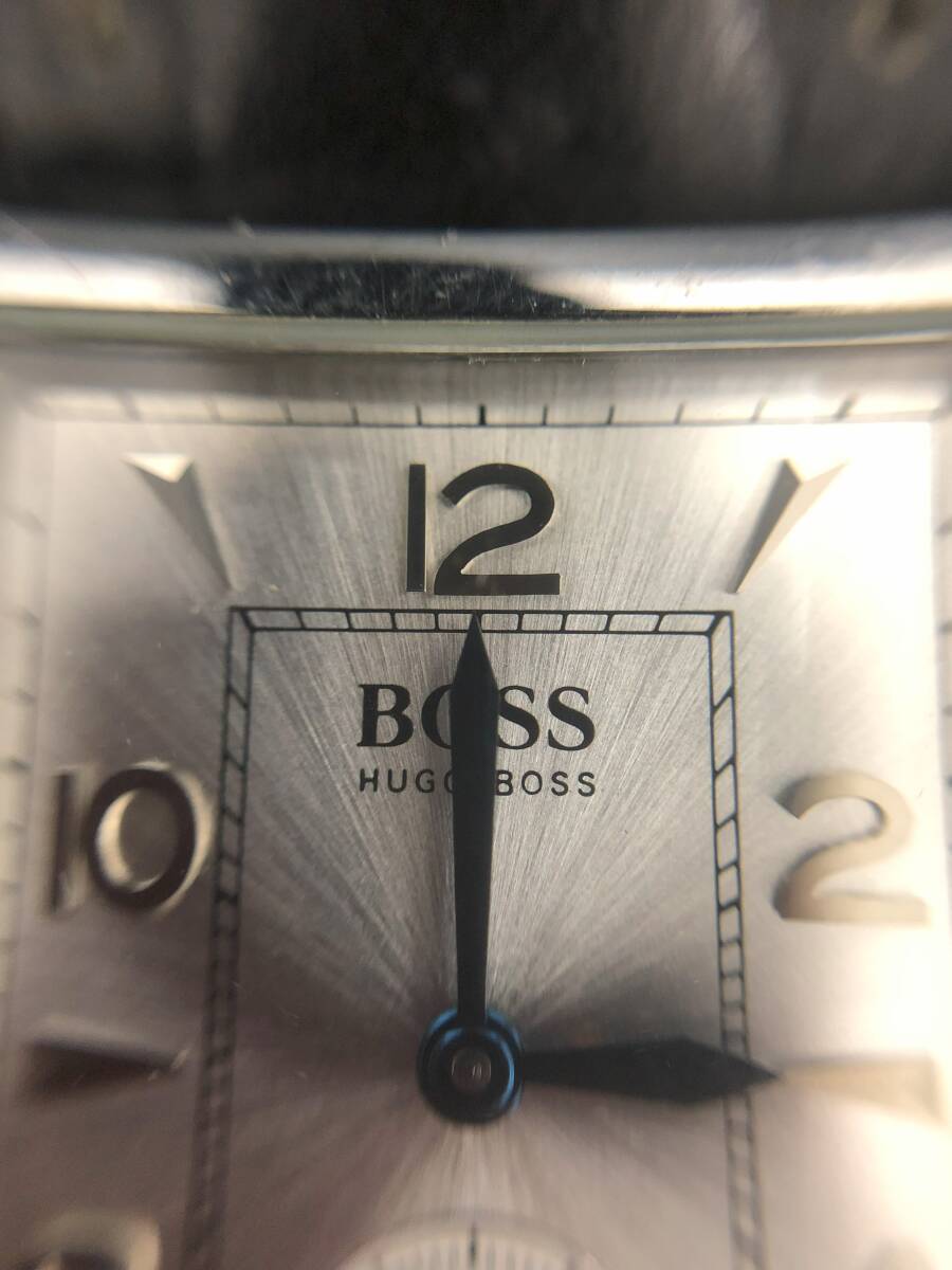 HUGO BOSS ヒューゴボス 腕時計 1100 メンズ スモールセコンド レクタンギュラー_画像5