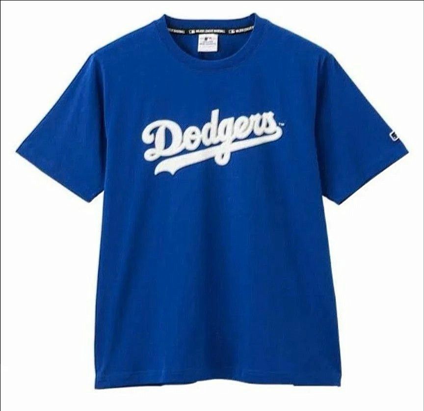 ドジャース Tシャツ 4Lサイズ メンズ MLB ロサンゼルス  半袖 ブルー メジャーリーグ 大きめサイズ