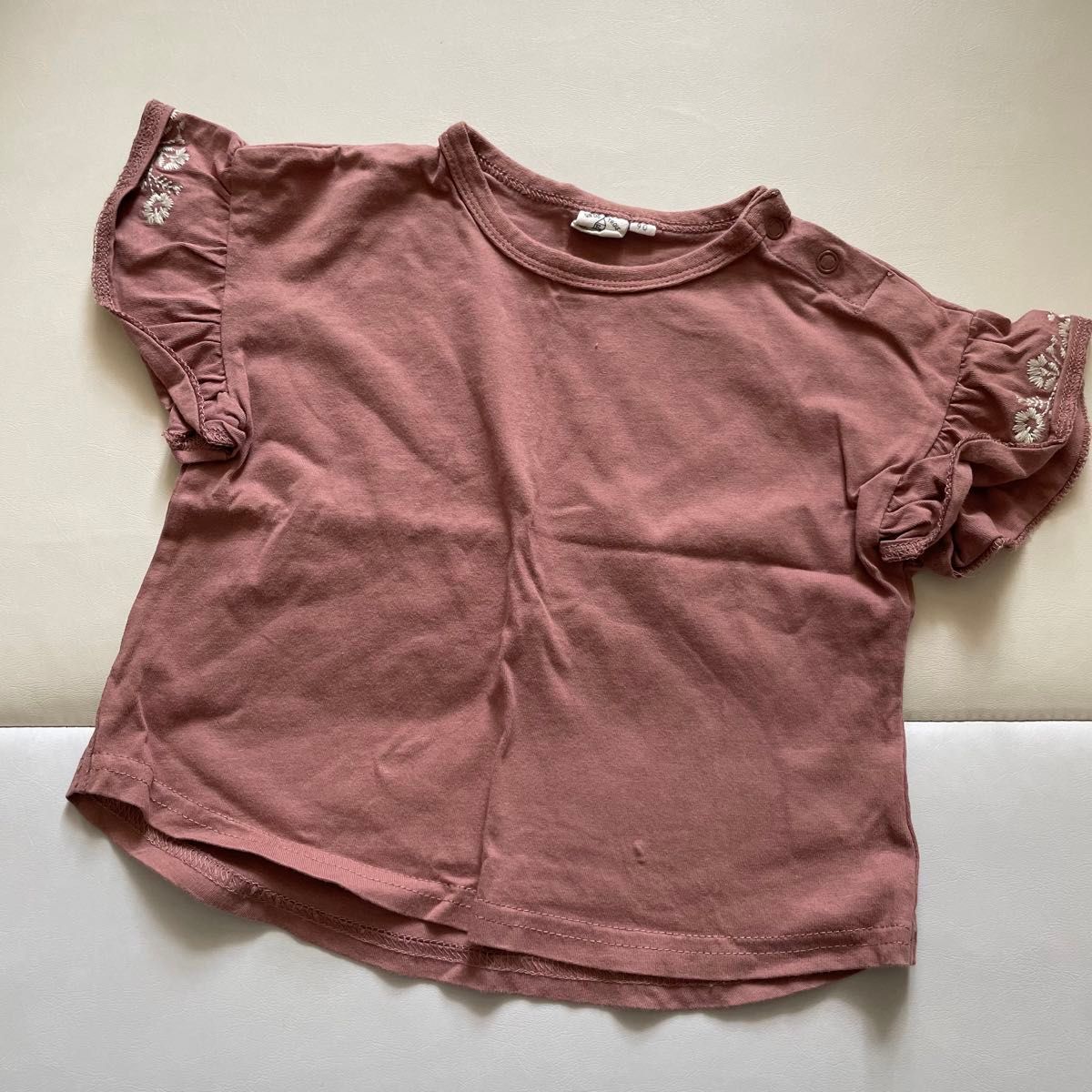 フレンチアミング　95cm 半袖Tシャツ　半袖ワンピース　トップス　女の子　 子供服