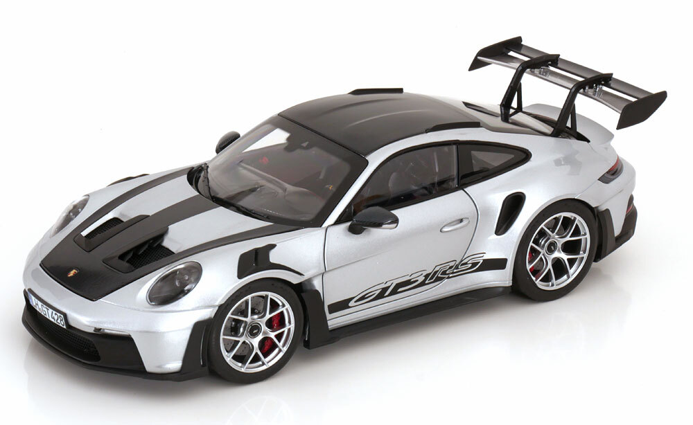 norev 1/18 Porsche 911 (992) GT3 RS 2022　シルバー　ポルシェ　ノレブ_画像1
