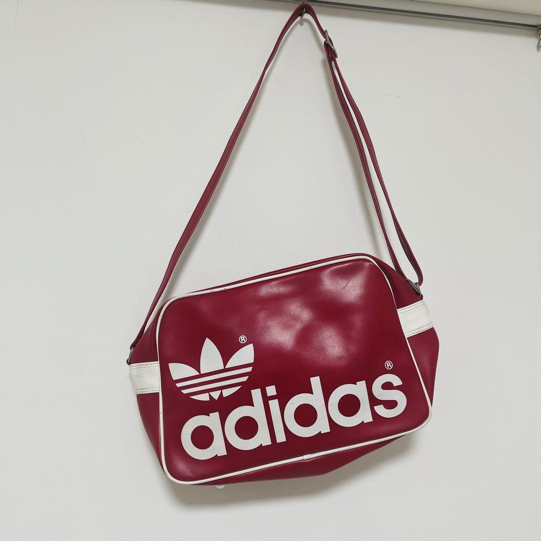adidas ... сделано в Японии 　80s  винтажный   наплечная сумка 