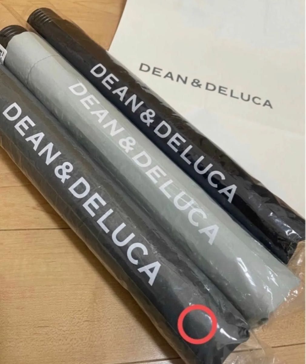 DEAN&DELUCA  ディーン&デルーカ　晴雨兼用　折り畳み傘　匿名発送　グレー　灰色　傘　バンコク