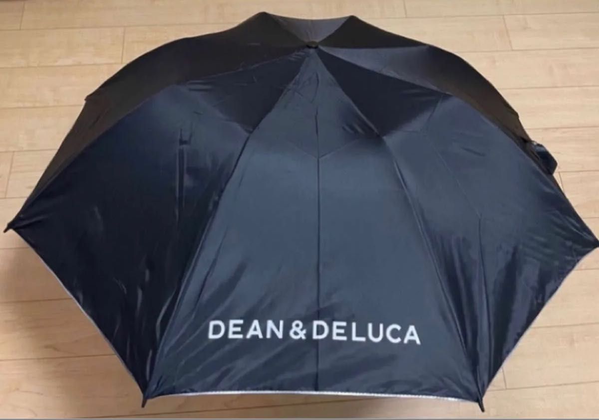 DEAN&DELUCA  ディーン&デルーカ　晴雨兼用　折り畳み傘　匿名発送　傘　黒 ブラック バンコク　タイ