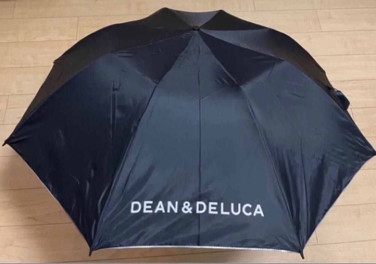 DEAN&DELUCA  ディーン&デルーカ　晴雨兼用　折り畳み傘　傘　黒 ブラック バンコク　
