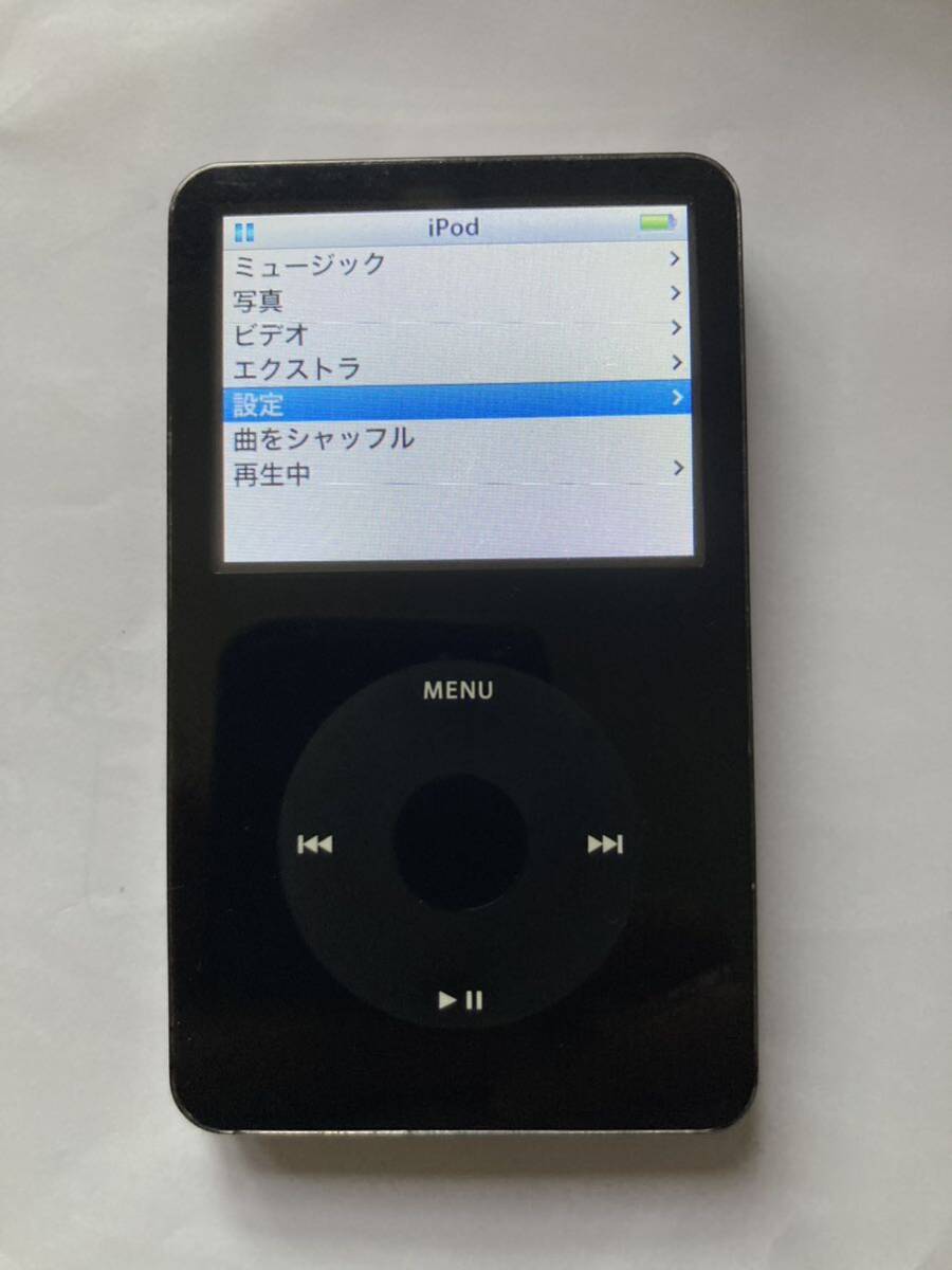 iPod Classic 5世代　歴代高音質　30GB 動作確認済みiTunes同期OK 新品バッテリー1年半前に交換済み_画像1