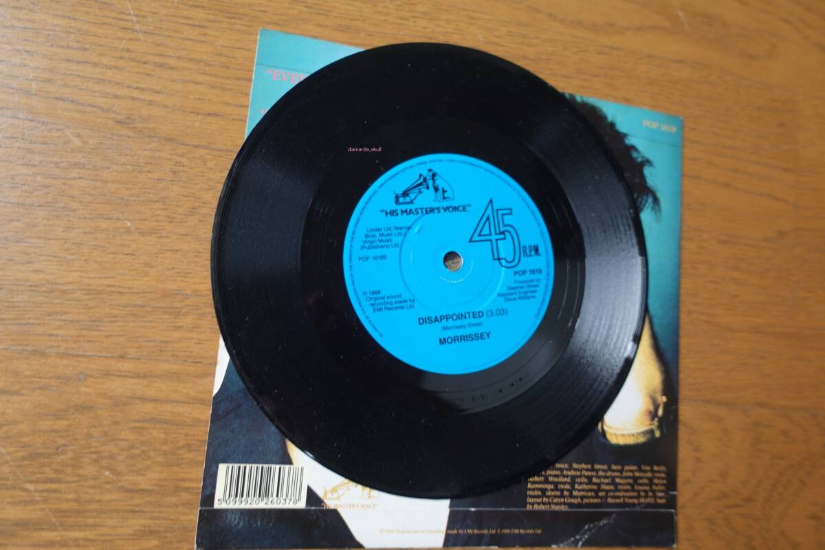 Morrissey＊モリッシー*EVERYDAY IS LIKE SUNDAY*45RPM＊レコード*海外版*USED*マニア*コレクター*the smiths_画像4