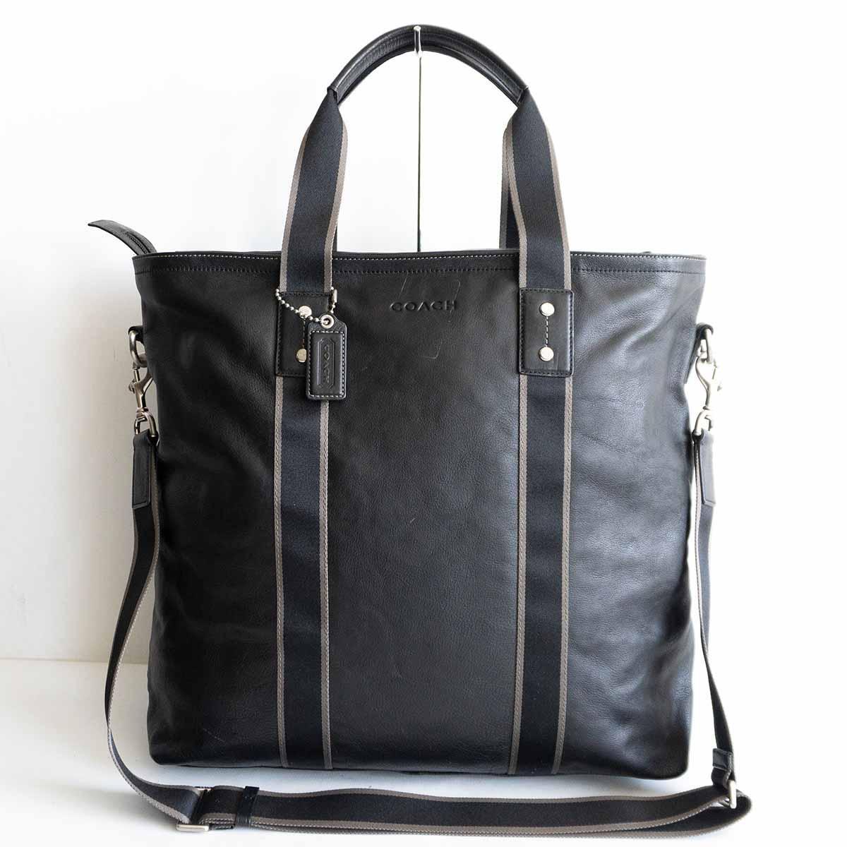 【 стандартный товар  модель  】COACH【F70560/ стирание ... ...  кожа   утилита  ... 2way  сумка для покупок 】 черный  ... сумка  ... 2405195
