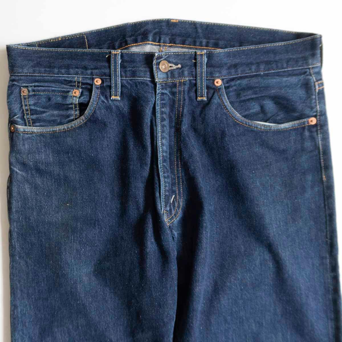 【美品/濃紺】 LEVI'S VINTAGE CLOTHING 【551ZXX ビッグE デニムパンツ 】34×32 インディゴ 555 アメリカ製 wl 2405249_画像1