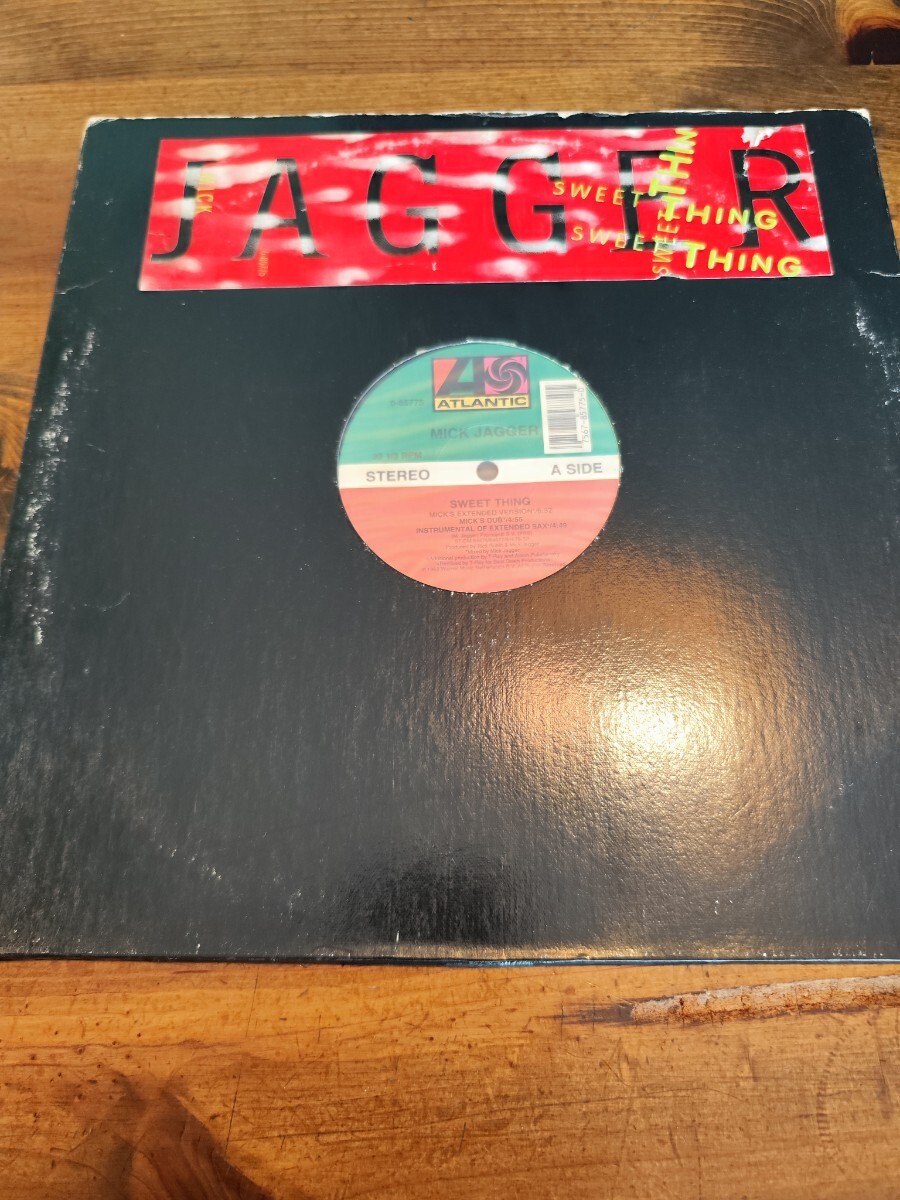 中古レコード　12inch Mick Jagger /Sweet Thing ミック・ジャガー　ローリングストーンズ　DJオススメ！_画像1