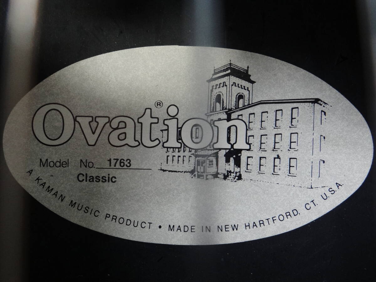 OVATION USA classic 1763 エレガットの名器定番_画像10