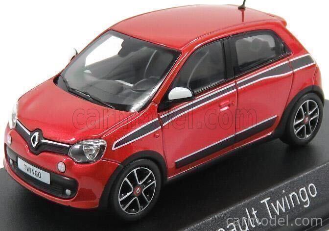 ◆未展示品!1/43 RENAULT TWINGO / ルノー トゥインゴ スポーツパック フレミングレッド 2014